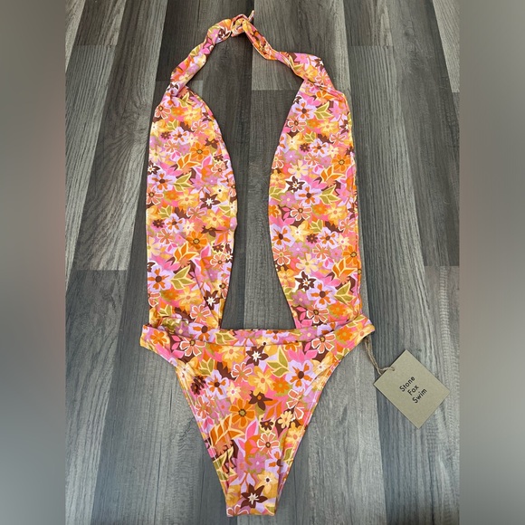 Stone Fox Swim One Piece “Retro Pop” - Picture 3 of 5